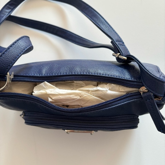 NWT Nine West Blue Everyday Crossbody Shoulder Purse - Picture 6 of 16
